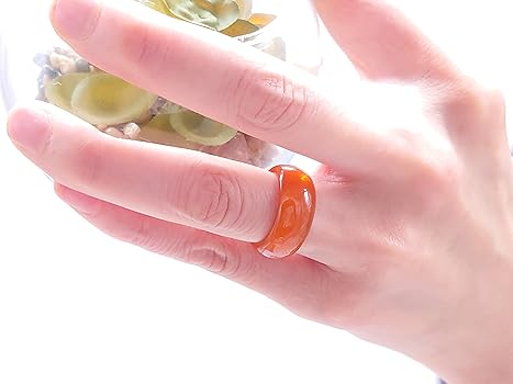 本鼈甲★本べっ甲★希少★白甲★リング Amazon | 天然工房 べっこう屋さん 本鼈甲 白甲 厚手 リング